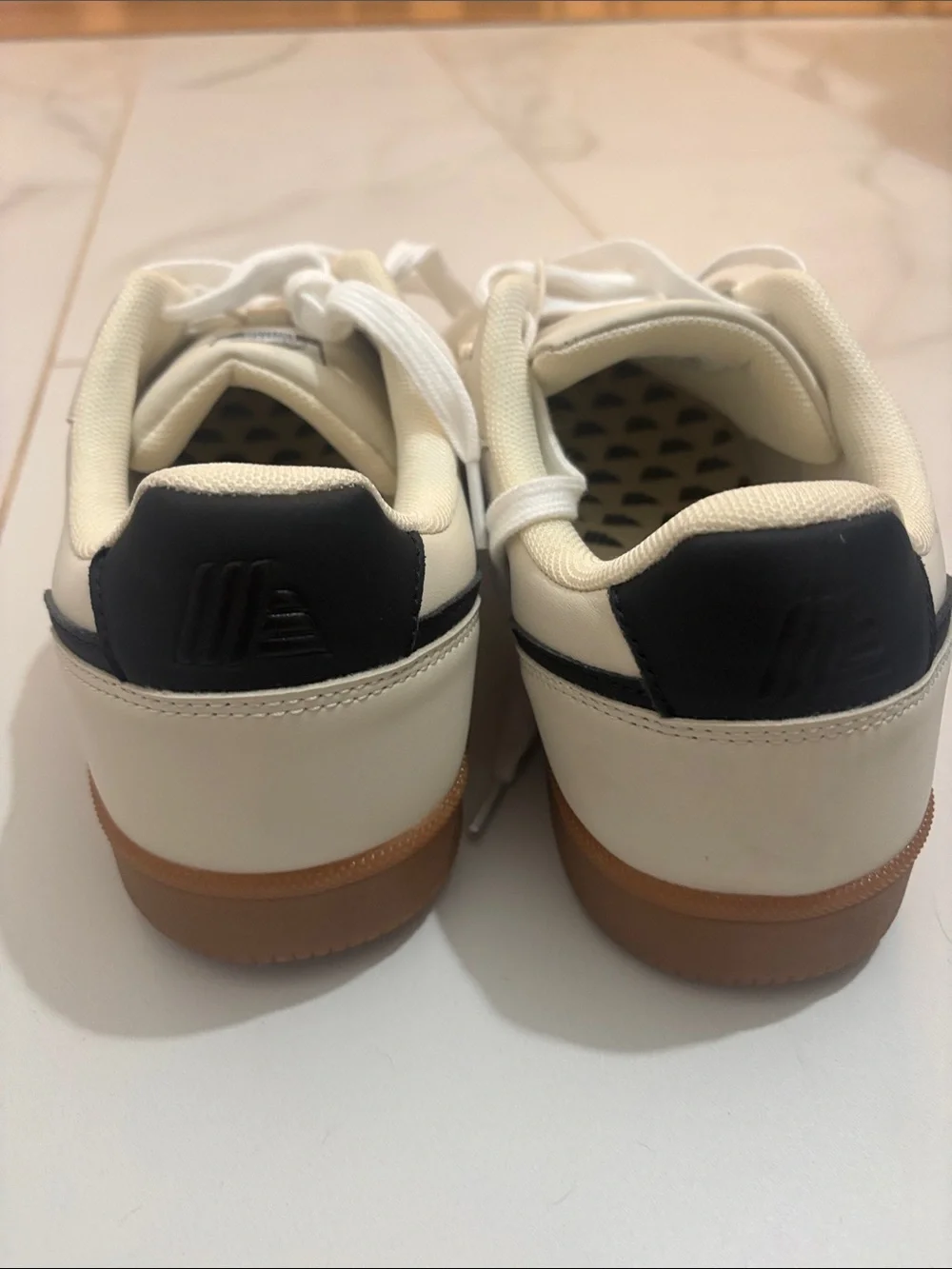 Aldi men’s cream/black casual sneakers- 50th anniversary